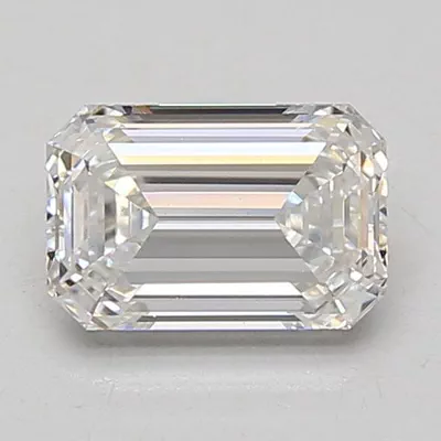 1.43ct E VS1 Rare Carat Ideal Cut Emerald Lab Grown Diamond