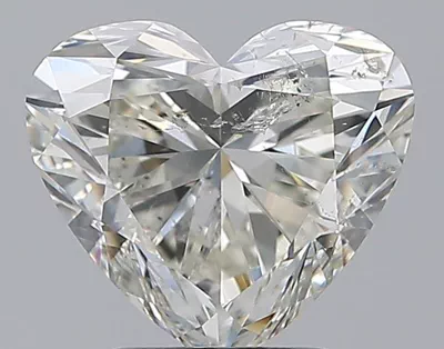 2.63ct H SI2 Rare Carat Ideal Cut Heart Diamond
