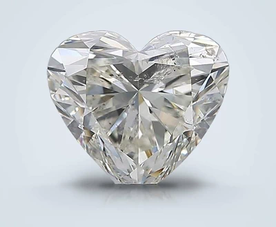 2.63ct H SI2 Rare Carat Ideal Cut Heart Diamond