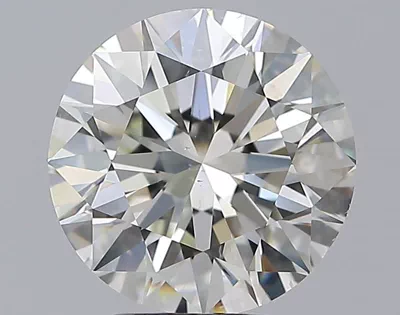 3.50ct K SI1 Rare Carat Ideal Cut Round Diamond