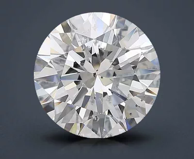 3.82ct D SI2 Rare Carat Ideal Cut Round Diamond