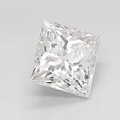 2.54ct F VVS2 Rare Carat Ideal Cut Princess Lab Grown Diamond