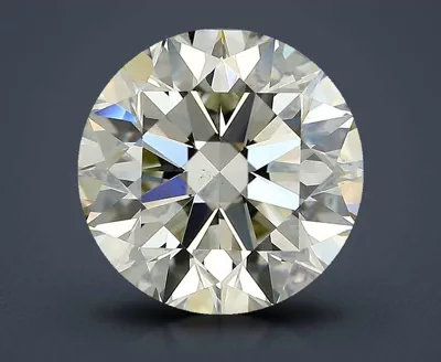 2.52ct K SI1 Rare Carat Ideal Cut Round Diamond
