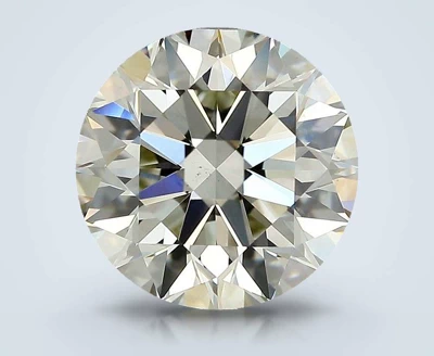 2.52ct K SI1 Rare Carat Ideal Cut Round Diamond
