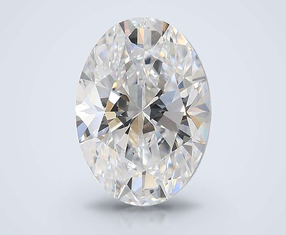 1.54ct D VVS2 Rare Carat Ideal Cut Oval Lab Grown Diamond