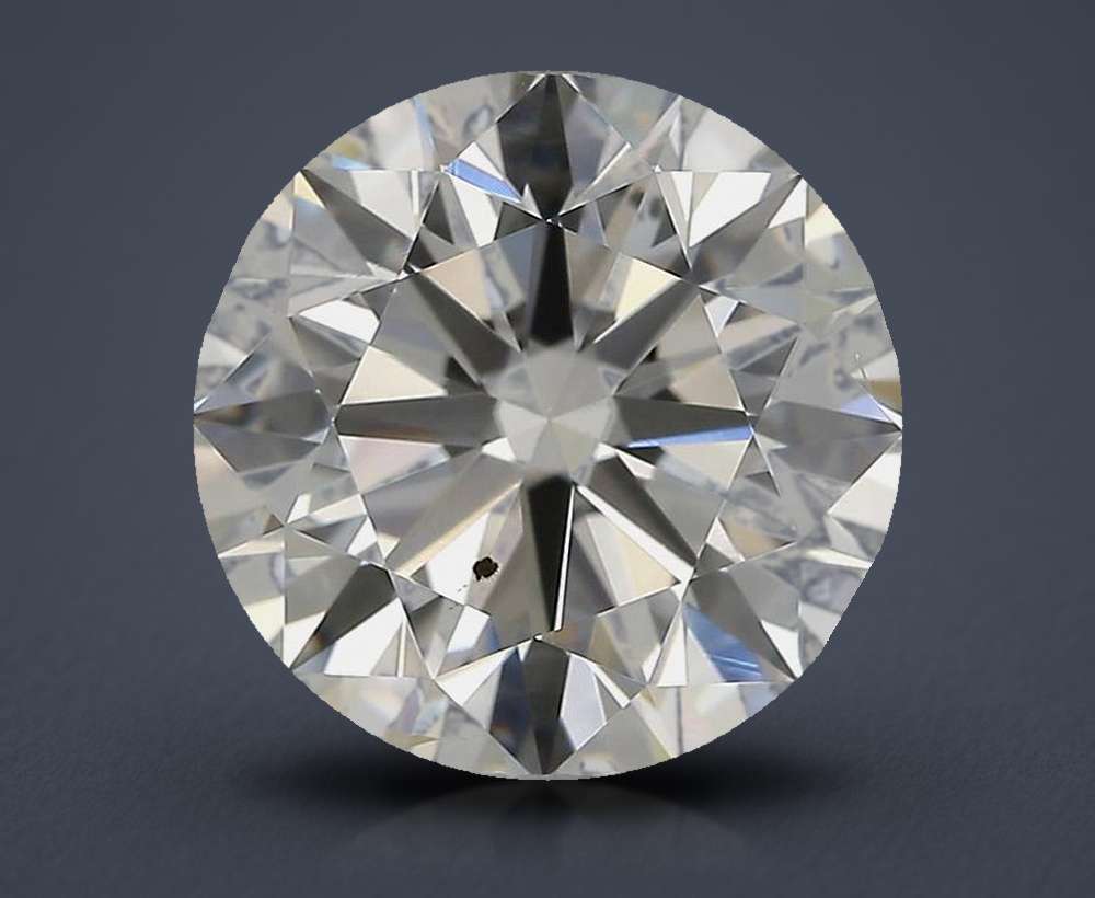 2.31ct K SI2 Rare Carat Ideal Cut Round Diamond