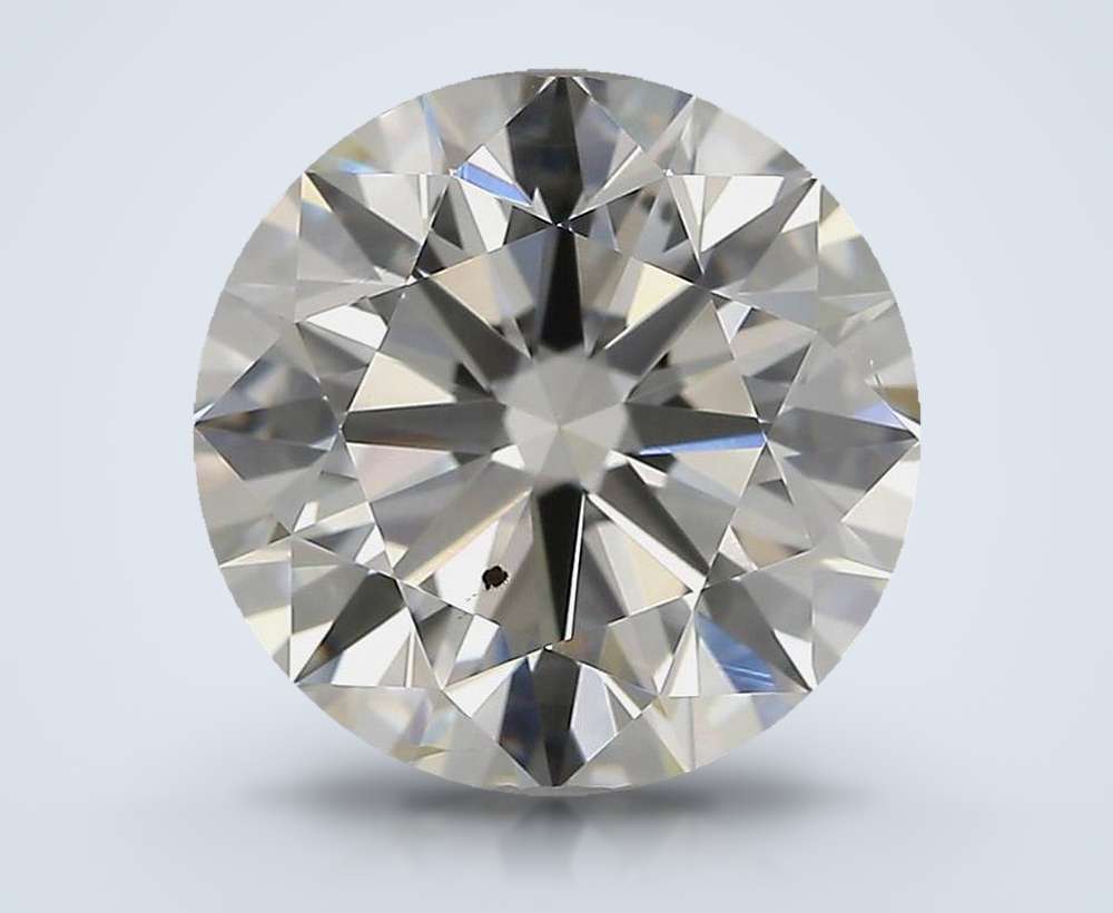 2.31ct K SI2 Rare Carat Ideal Cut Round Diamond