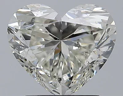 2.01ct K SI2 Rare Carat Ideal Cut Heart Diamond