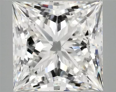 7.63ct F VVS2 Rare Carat Ideal Cut Princess Lab Grown Diamond