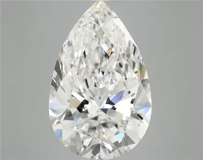 10.21ct F VVS2 Rare Carat Ideal Cut Pear Lab Grown Diamond