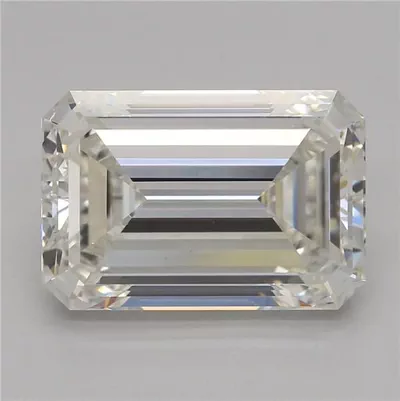 4.01ct G VVS2 Rare Carat Ideal Cut Emerald Lab Grown Diamond