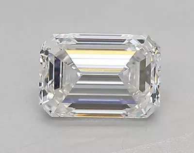 0.81ct D VVS2 Rare Carat Ideal Cut Emerald Lab Grown Diamond