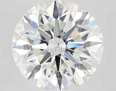 2.13ct I SI1 Rare Carat Ideal Cut Round Diamond