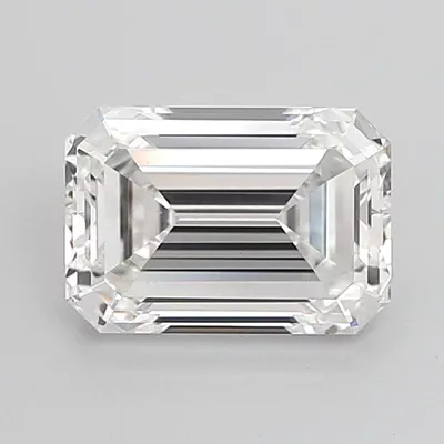 5.00ct F VS1 Rare Carat Ideal Cut Emerald Lab Grown Diamond