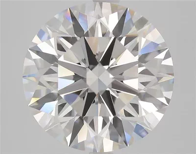 5.17ct H IF Rare Carat Ideal Cut Round Diamond