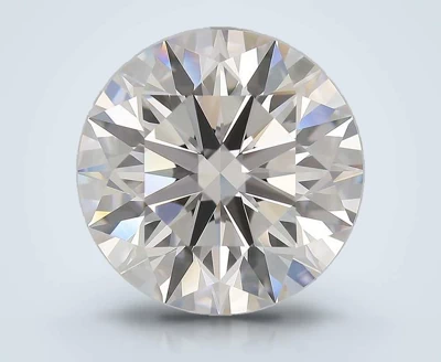 5.17ct H IF Rare Carat Ideal Cut Round Diamond