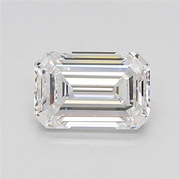 1.12ct D VS2 Rare Carat Ideal Cut Emerald Lab Grown Diamond