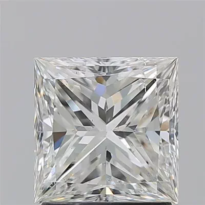 1.70ct H SI2 Excellent Cut Princess Diamond