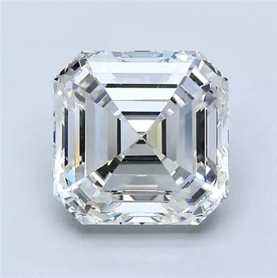 3.01ct H VVS1 Rare Carat Ideal Cut Asscher Diamond