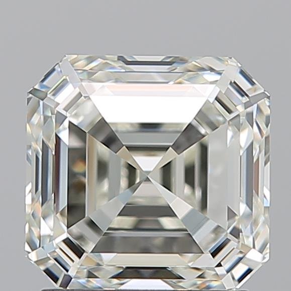 2.03ct K IF Rare Carat Ideal Cut Asscher Diamond