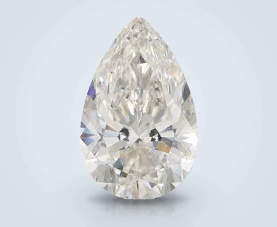 5.56ct H VS2 Rare Carat Ideal Cut Pear Lab Grown Diamond