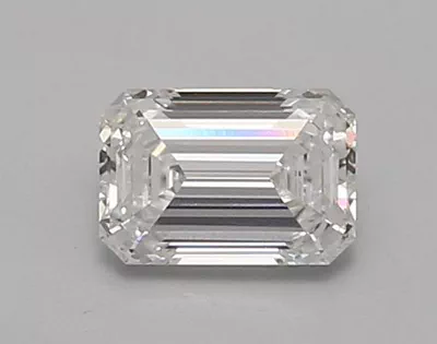 0.85ct D VVS1 Rare Carat Ideal Cut Emerald Lab Grown Diamond