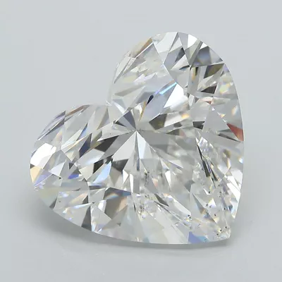 10.00ct F SI1 Rare Carat Ideal Cut Heart Lab Grown Diamond