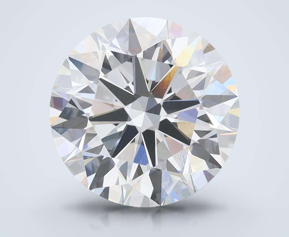 4.01ct F VVS2 Rare Carat Ideal Cut Round Lab Grown Diamond