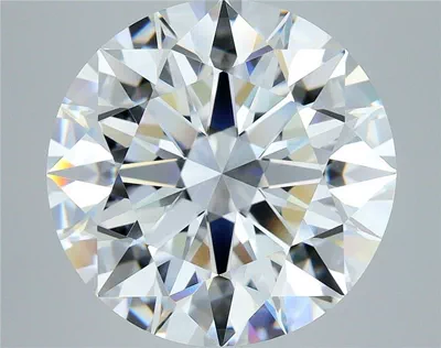 7.05ct F VS1 Rare Carat Ideal Cut Round Diamond