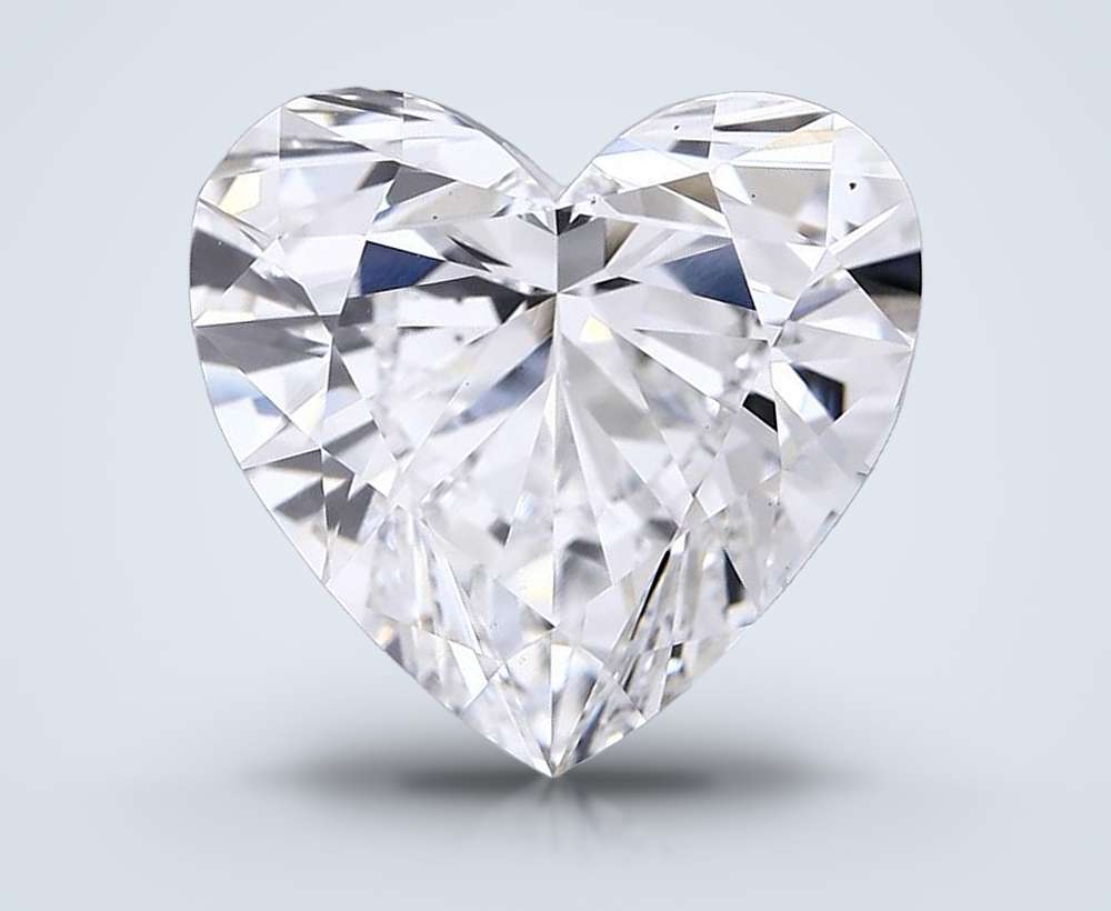 6.51ct E VS1 Rare Carat Ideal Cut Heart Lab Grown Diamond
