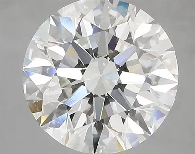 4.01ct H SI1 Rare Carat Ideal Cut Round Diamond