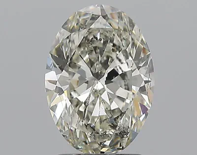 1.90ct I SI2 Rare Carat Ideal Cut Oval Diamond