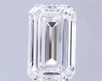 15.02ct F VVS2 Rare Carat Ideal Cut Emerald Lab Grown Diamond