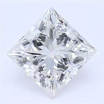 1.51ct G SI2 Rare Carat Ideal Cut Princess Lab Grown Diamond