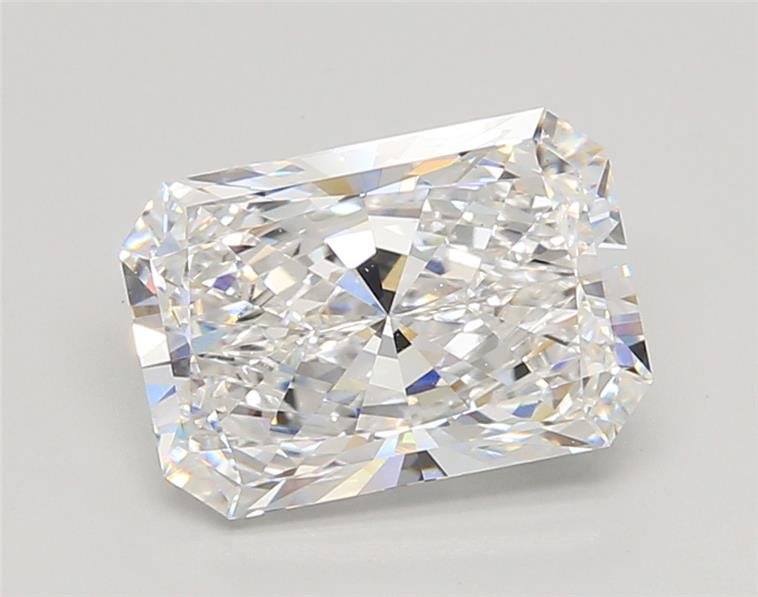 3.01ct D VS1 Rare Carat Ideal Cut Radiant Lab Grown Diamond