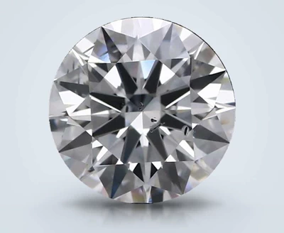 2.42ct D SI2 Rare Carat Ideal Cut Round Lab Grown Diamond
