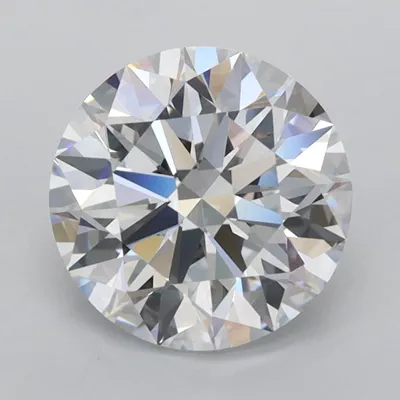 2.48ct E FL Rare Carat Ideal Cut Round Lab Grown Diamond