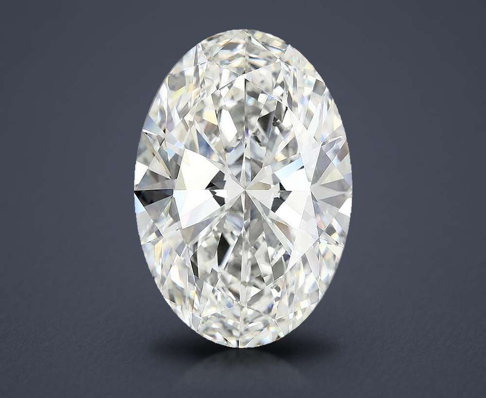 10.55ct F VVS2 Rare Carat Ideal Cut Oval Lab Grown Diamond