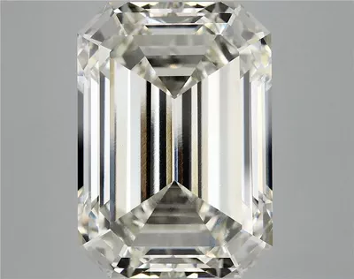 12.80ct H VVS2 Excellent Cut Emerald Lab Grown Diamond