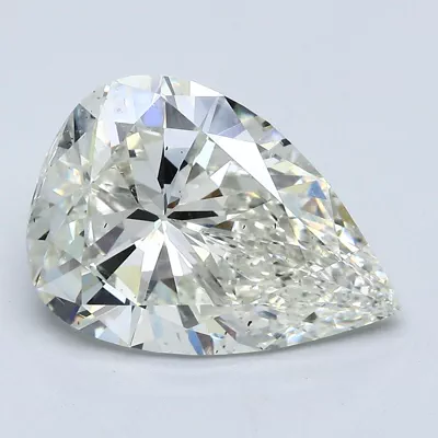5.12ct K SI1 Good Cut Princess Diamond