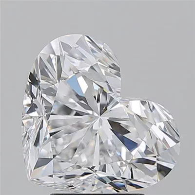 4.03ct D VS2 Rare Carat Ideal Cut Heart Diamond