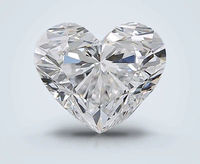 4.03ct D VS2 Rare Carat Ideal Cut Heart Diamond