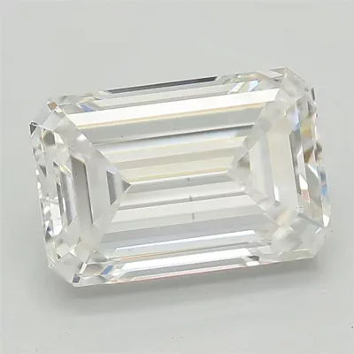 1.54ct D VS2 Rare Carat Ideal Cut Emerald Lab Grown Diamond