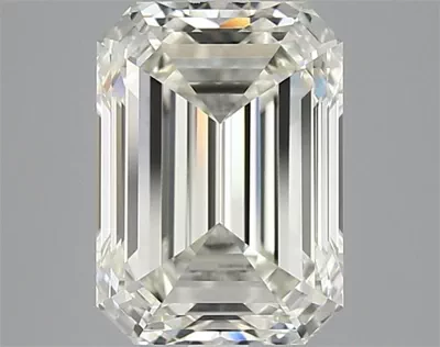 3.71ct I VVS1 Rare Carat Ideal Cut Emerald Diamond