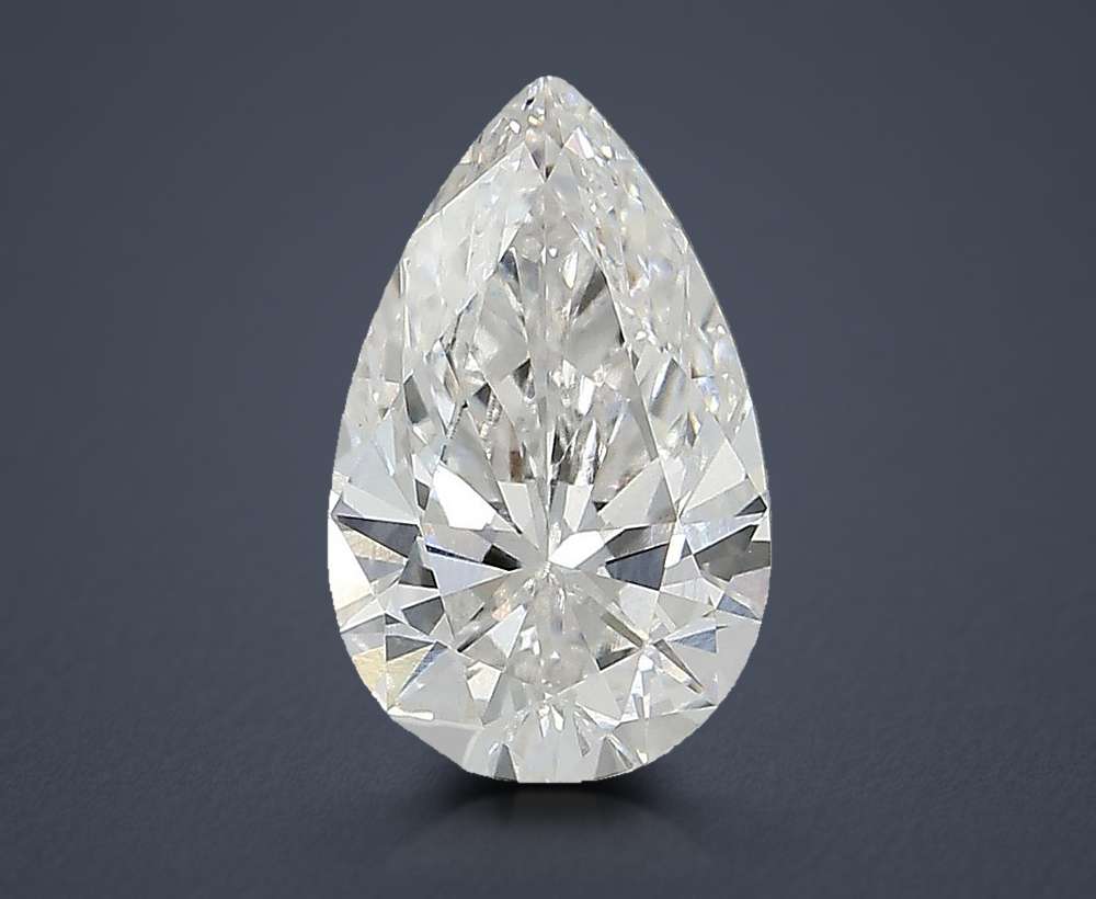 1.35ct F VVS1 Rare Carat Ideal Cut Pear Lab Grown Diamond