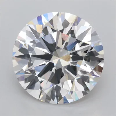 5.06ct E VVS2 Rare Carat Ideal Cut Round Lab Grown Diamond