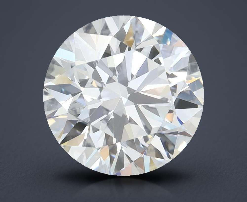 2.69ct D VVS1 Rare Carat Ideal Cut Round Lab Grown Diamond