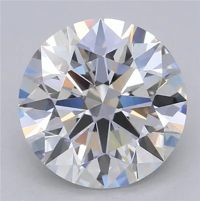 3.02ct F VVS2 Rare Carat Ideal Cut Round Lab Grown Diamond