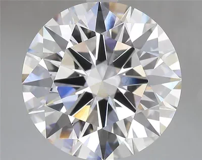 7.05ct F VVS1 Rare Carat Ideal Cut Round Lab Grown Diamond