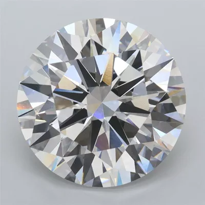 7.01ct F VVS2 Rare Carat Ideal Cut Round Lab Grown Diamond